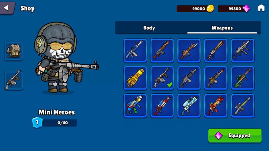 สกรีนช็อตจาก Mini Heroes: Squad Online (รูปที่ 4)