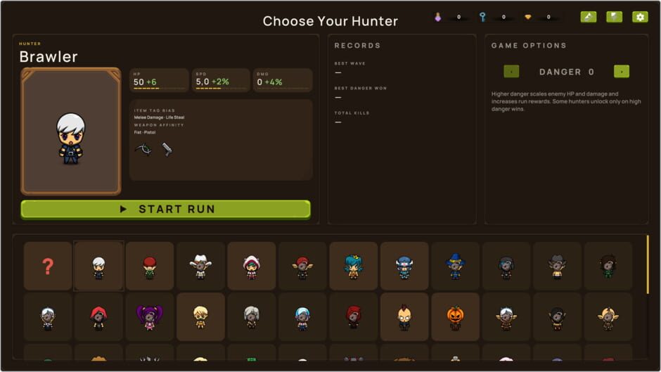 สกรีนช็อตจาก Slaymeji: Roguelite Desktop Survivor (รูปที่ 2)