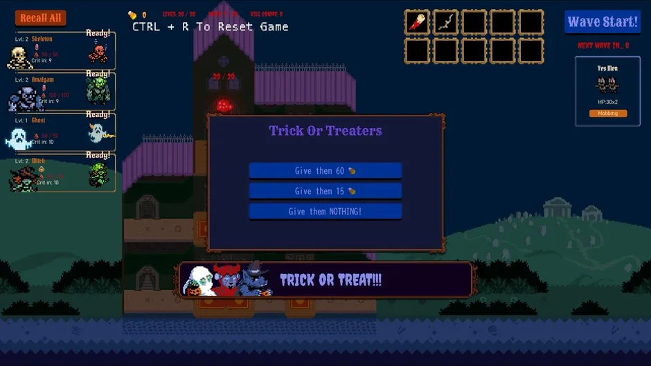 Screenshot de Spooky Land Defenders