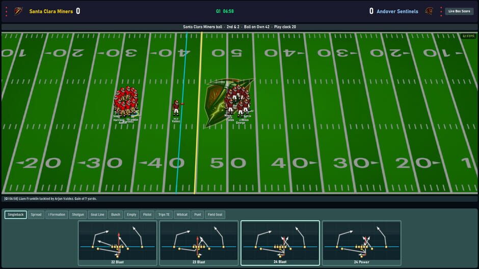 สกรีนช็อตจาก Gridiron Football League (รูปที่ 4)