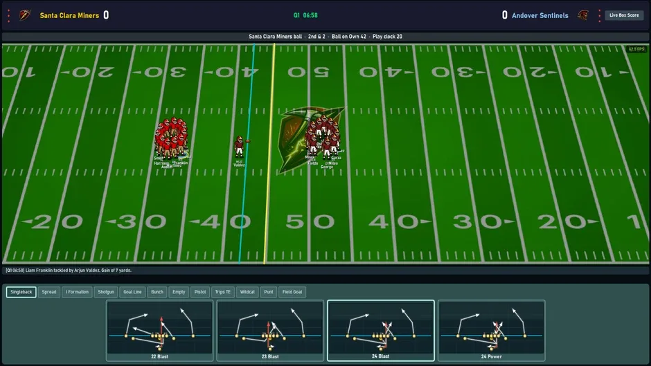 Кадър от Gridiron Football League