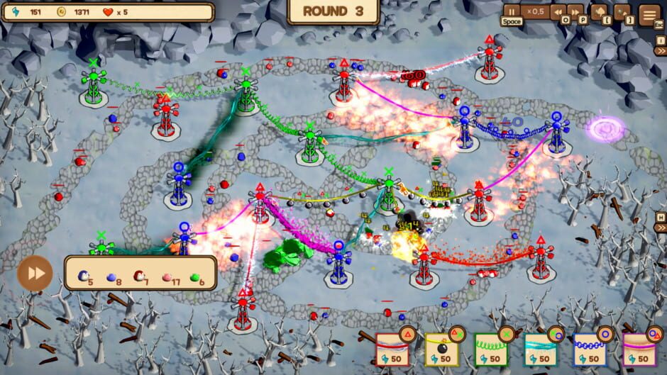 สกรีนช็อตจาก Rainbow Tower Defense (รูปที่ 3)