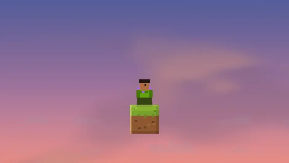 Кадър от Tiny Block: One Block Skyblock