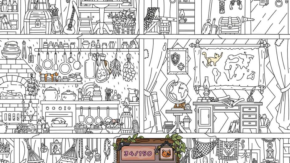 สกรีนช็อตจาก Find Kittens 12: Pirates (รูปที่ 3)