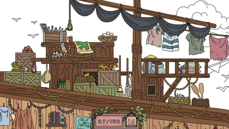สกรีนช็อตจาก Find Kittens 12: Pirates (รูปที่ 4)