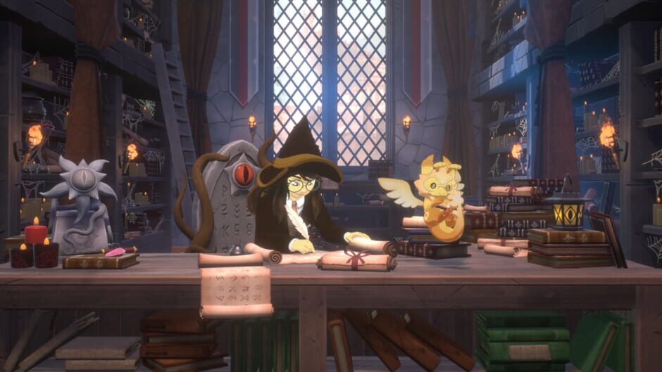สกรีนช็อตจาก Spirit City: Lofi Sessions - Magical Library (รูปที่ 5)