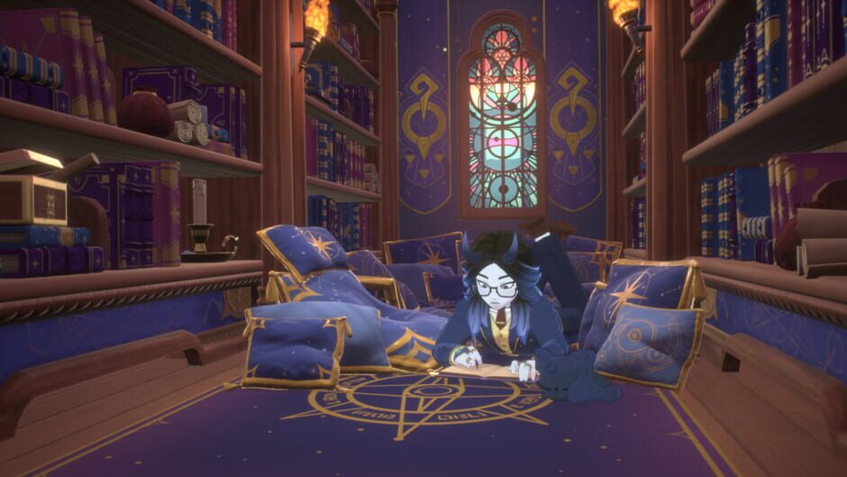 สกรีนช็อตจาก Spirit City: Lofi Sessions - Magical Library (รูปที่ 6)