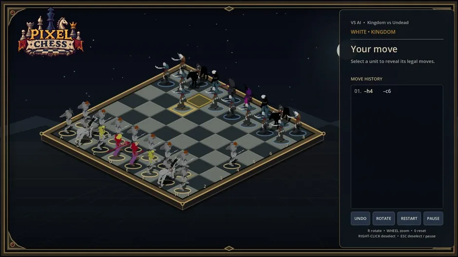 Кадър от Pixel Chess