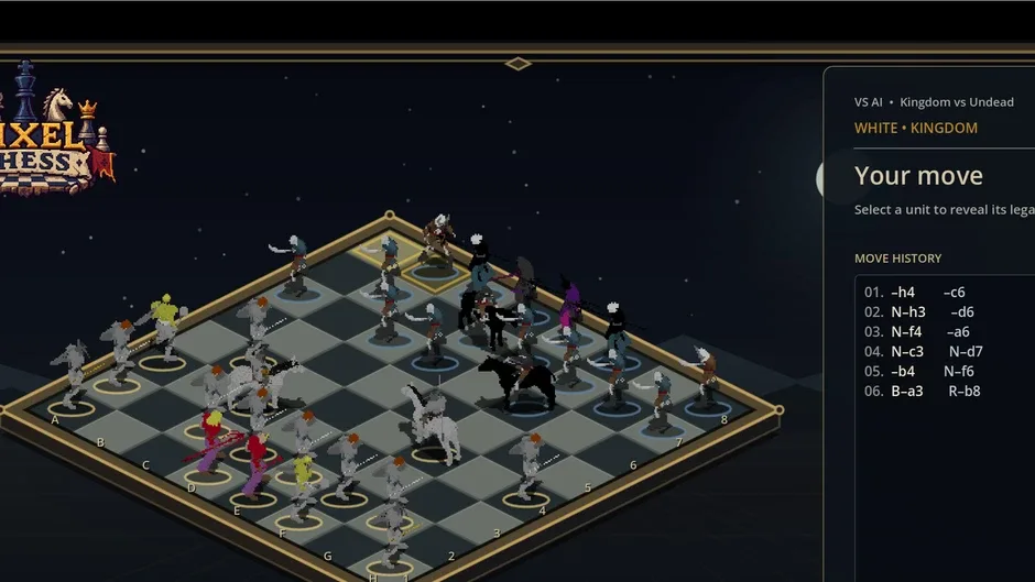 Кадър от Pixel Chess