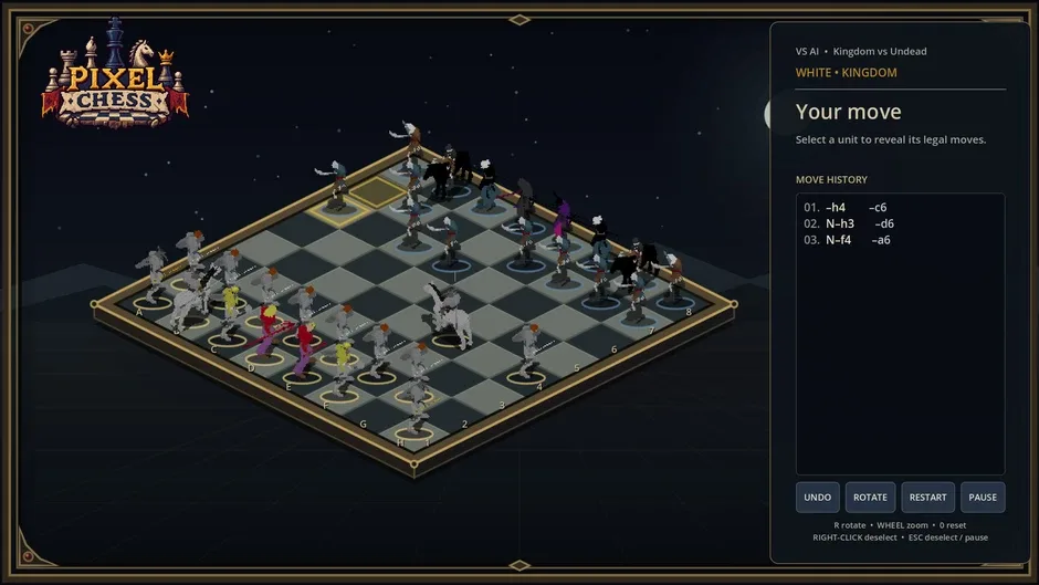 Кадър от Pixel Chess