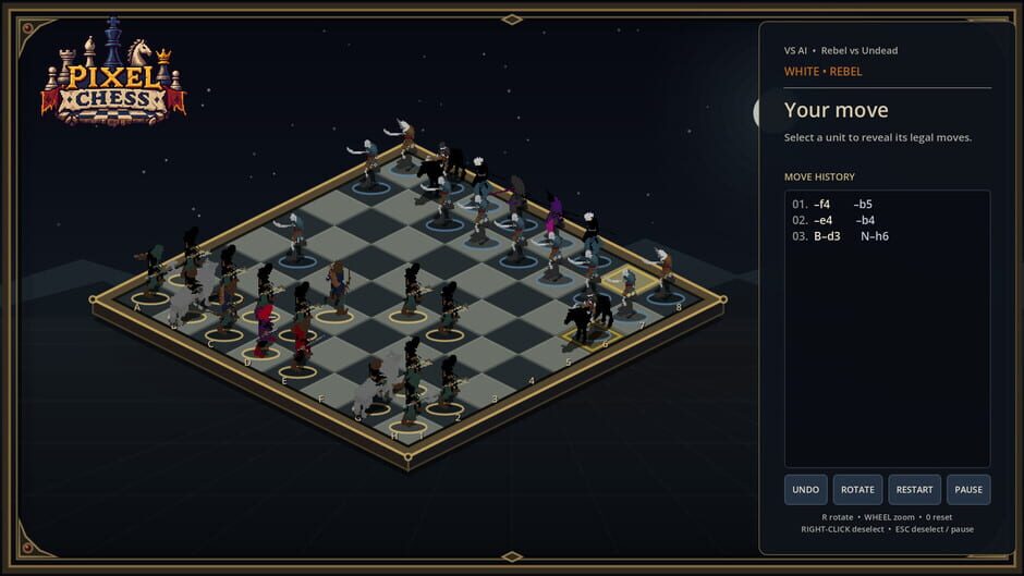 สกรีนช็อตจาก Pixel Chess (รูปที่ 2)