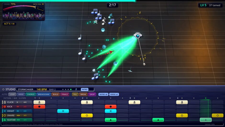 สกรีนช็อตจาก Roguestorm Beats (รูปที่ 2)