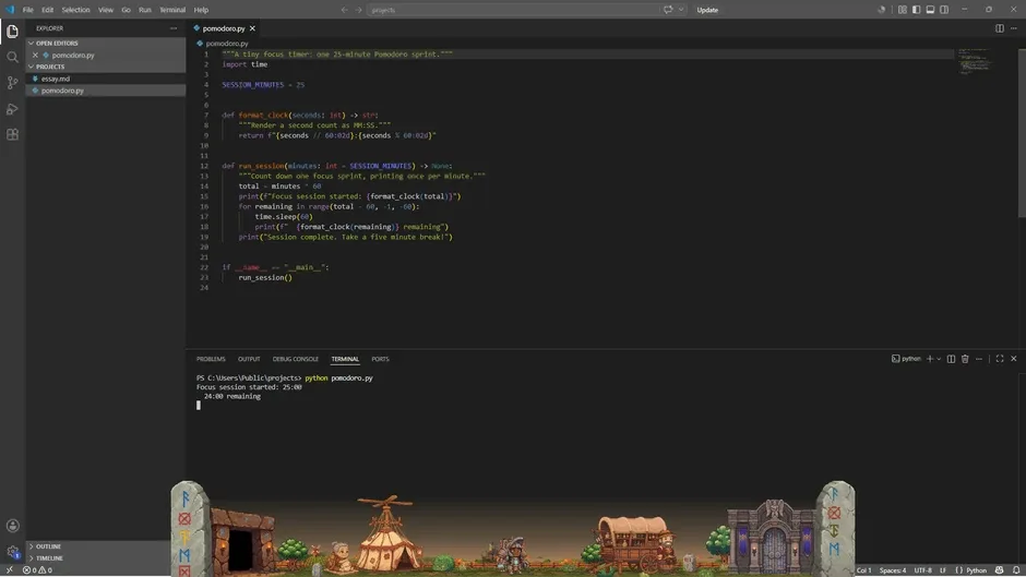 Screenshot de Pocket Adventurer