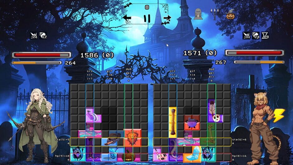 Monsters in Moonlight: Block Braw screenshot 6