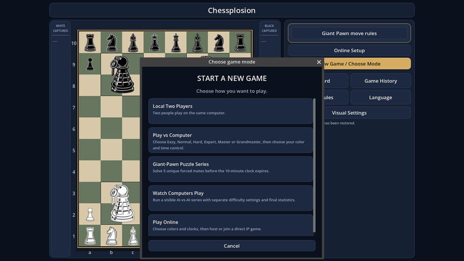 สกรีนช็อตจาก Chessplosion (รูปที่ 9)