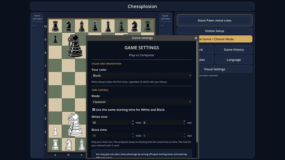 สกรีนช็อตจาก Chessplosion (รูปที่ 6)