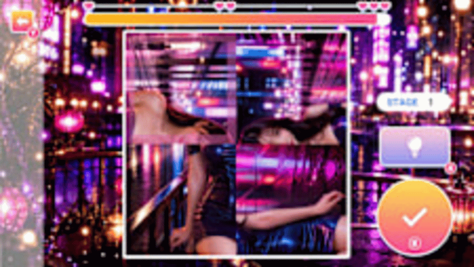 Alluring Neon Night Town Screenshot