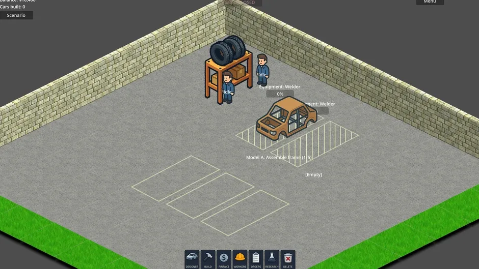 Кадър от Car Factory Tycoon