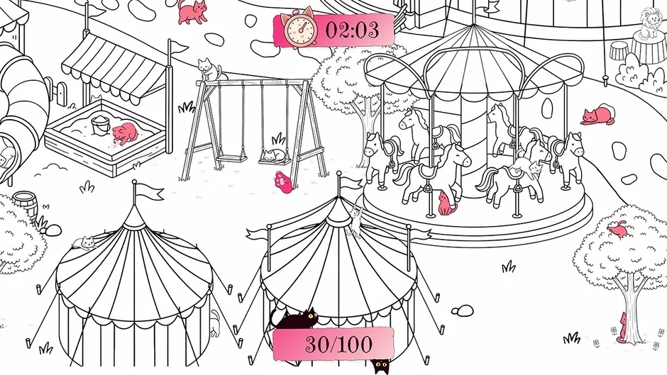 Кадър от 100 Romantic Hidden Cat