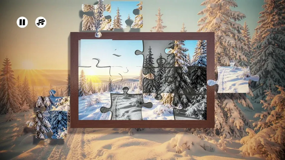 Кадър от Puzzles Snow