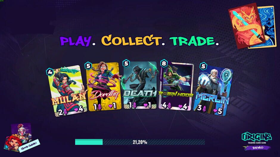 Origins TCG screenshot