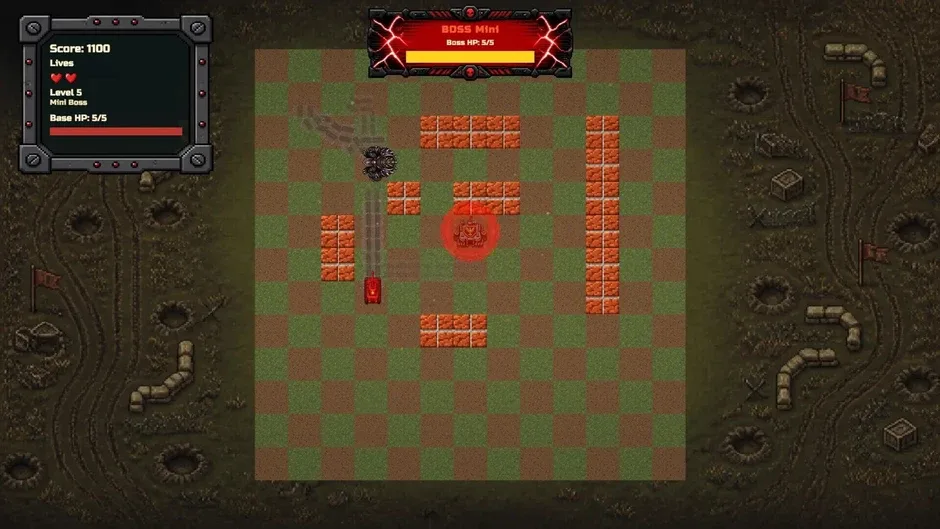 Кадър от Red Tanks vs Lizard