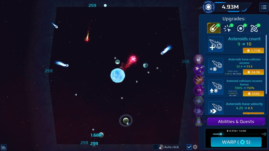 Astromental Incremental screenshot 3