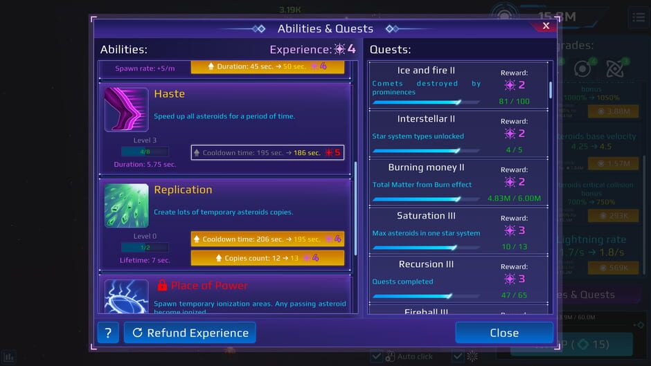 Astromental Incremental screenshot 1