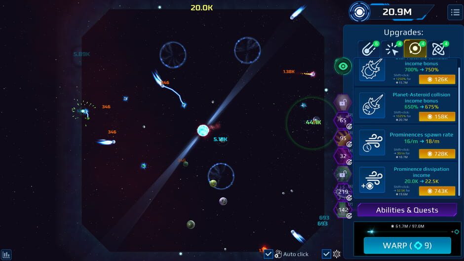 Astromental Incremental screenshot 2