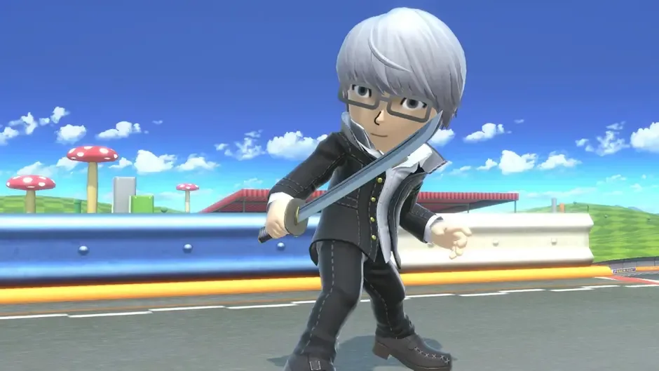 Super Smash Bros. Ultimate: Persona 4 Protagonist Outfit and Wig