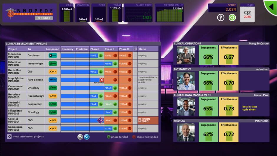 Pharma R&D Manager screenshot 2