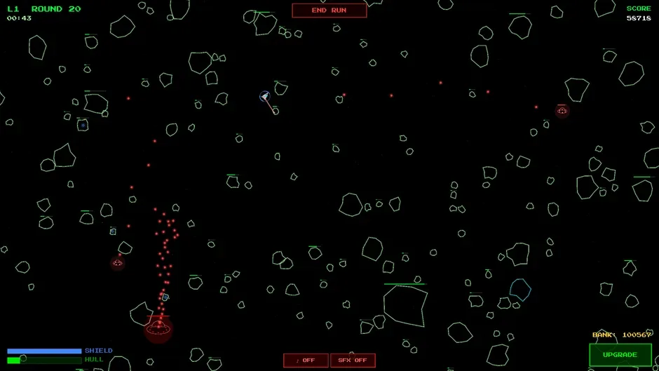 Кадър от Idle Asteroids