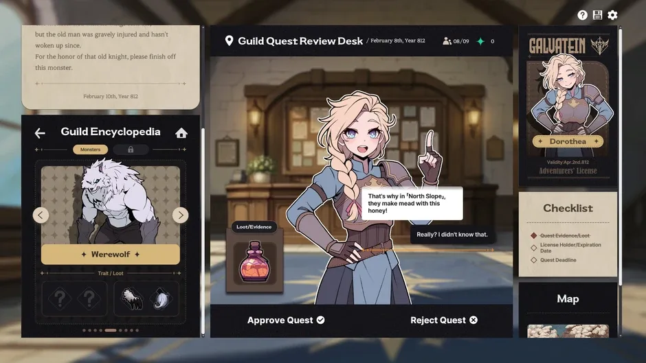 Кадър от Galvatein: Adventurer’s Guild