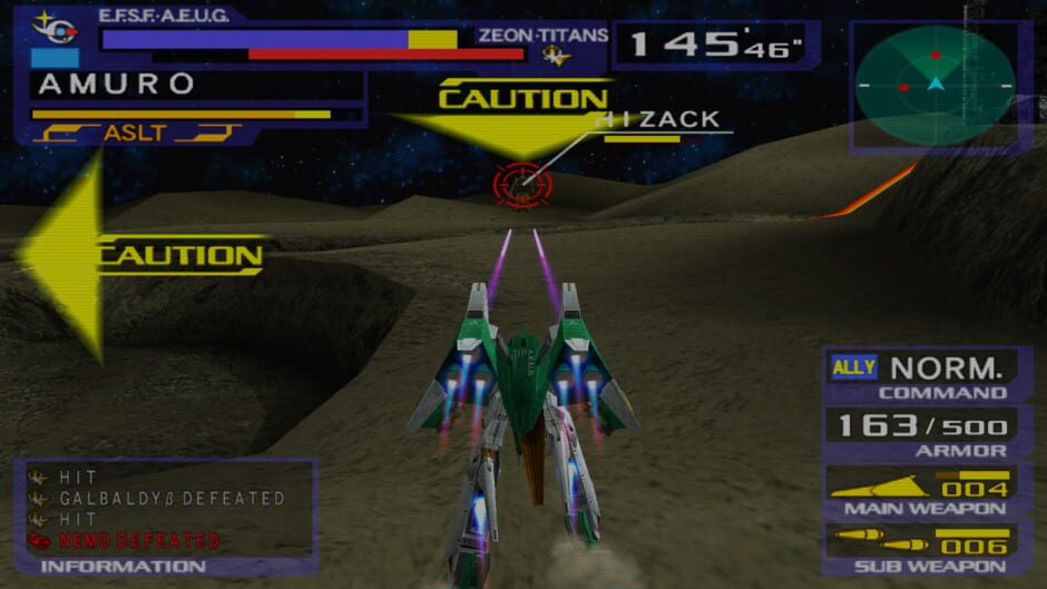 Mobile Suit Gundam: Gundam vs. Zeta Gundam screenshot