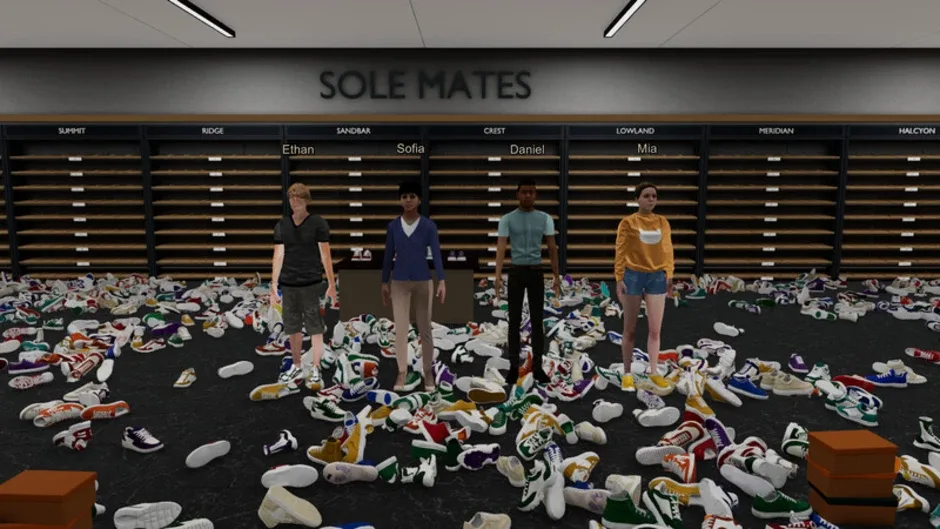 Screenshot de Sole Mates: Tidy Up the Shoe Store