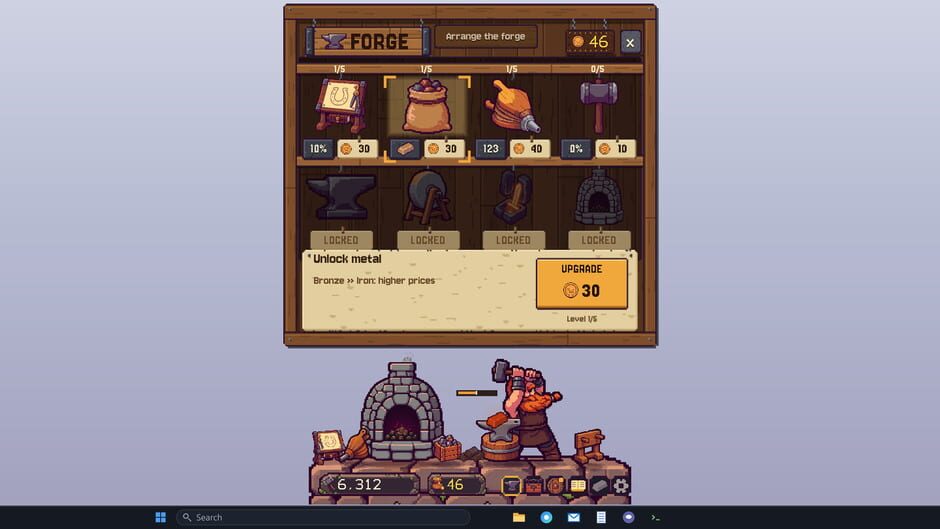 My Desktop Dwarf: Taskbar Forge screenshot