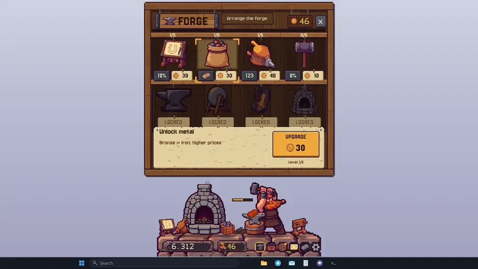 Кадър от My Desktop Dwarf: Taskbar Forge