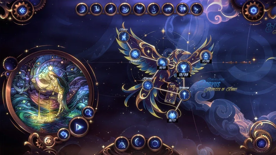 Кадър от Glass Masquerade 4: Constellations - Tarots