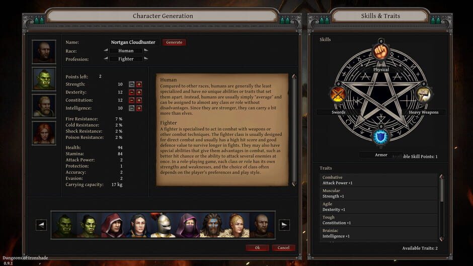 لقطة من Dungeons of Ironshade