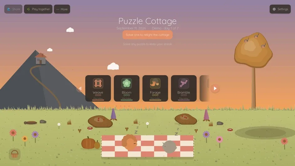 Кадър от Puzzle Cottage