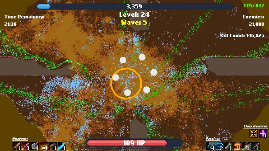 Кадър от Pixel Planet Survivor