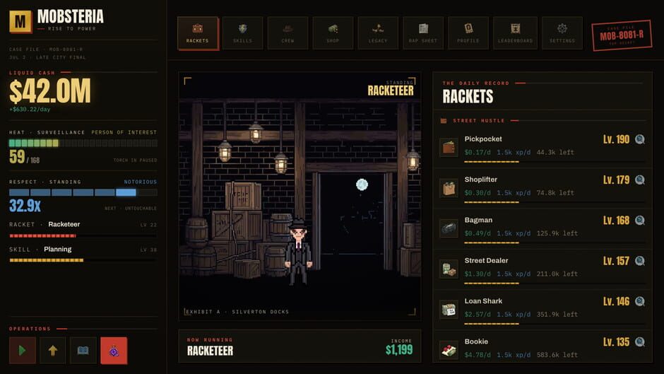 Mobsteria: Rise screenshot 4