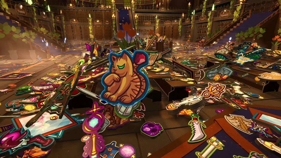 Screenshot de Folded Fables: Tidy Up The Dragon Hoard