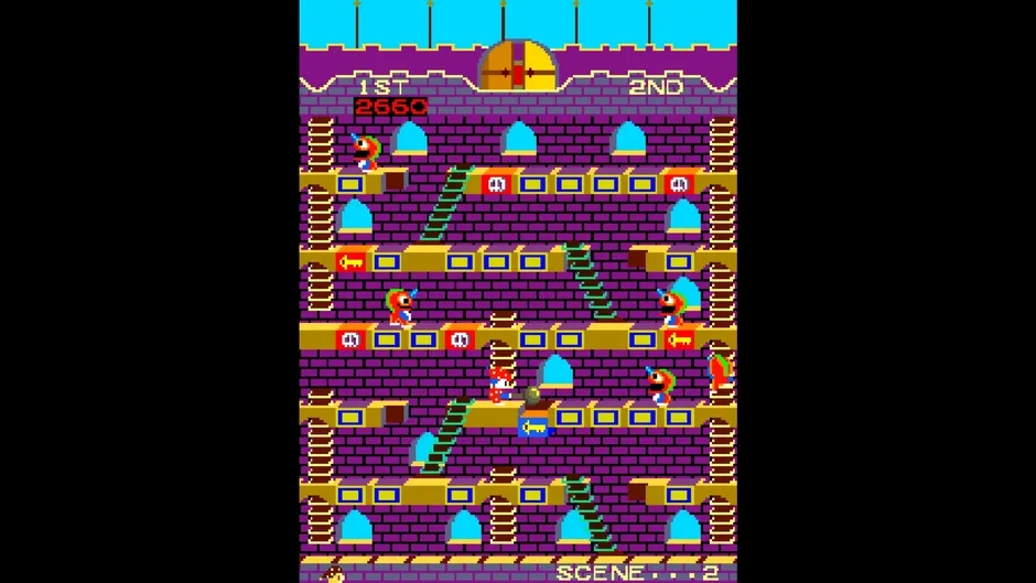 Кадър от Arcade Archives 2: Mr. Do!'s Castle