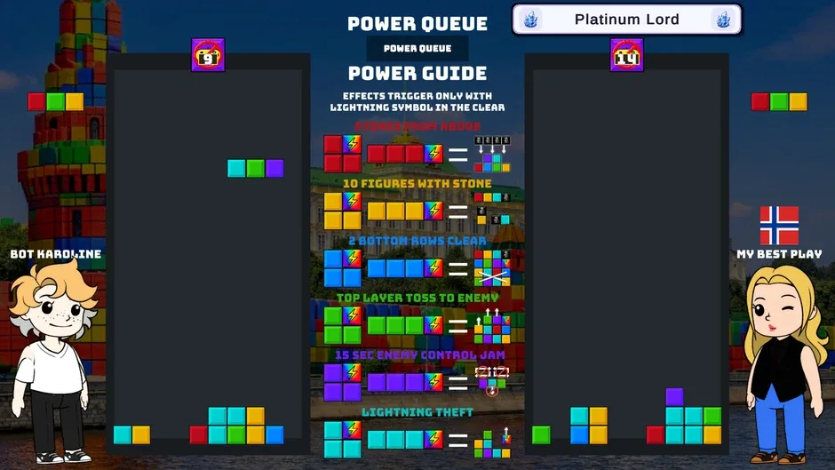 Кадър от Block Wars: Falling Duel