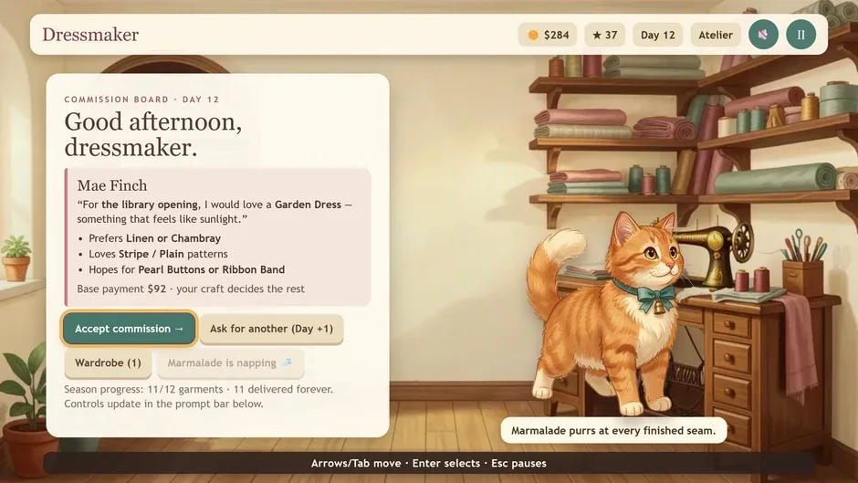 Кадър от Dressmaker Simulator