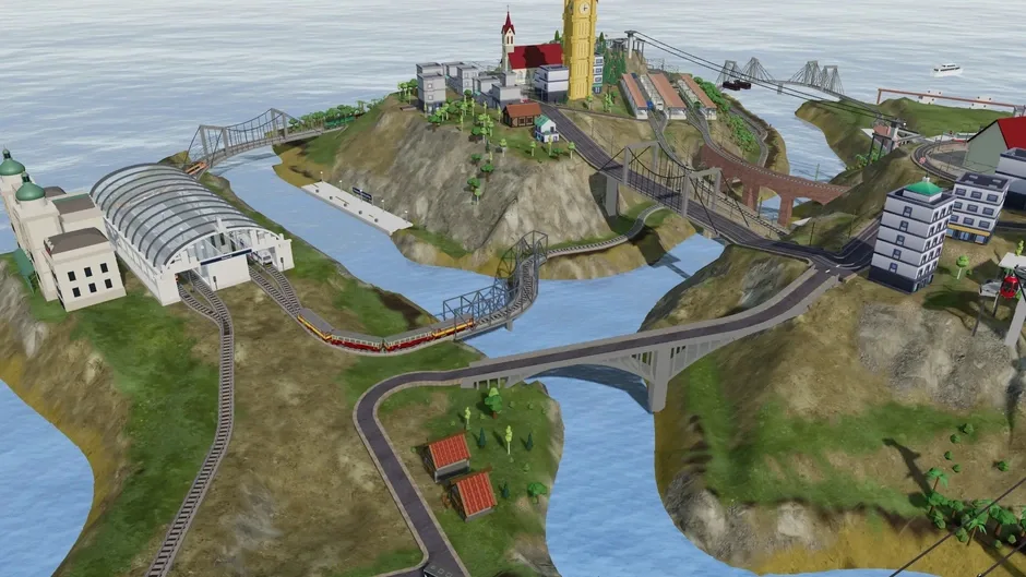 Кадър от Rail Island