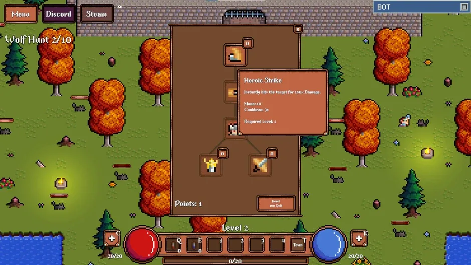 Кадър от Game About Botting in an MMORPG