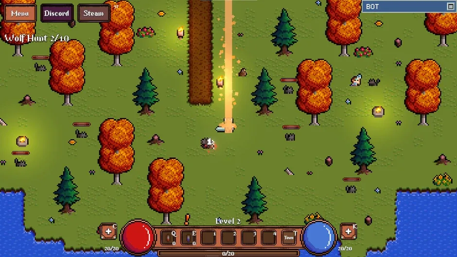 Кадър от Game About Botting in an MMORPG