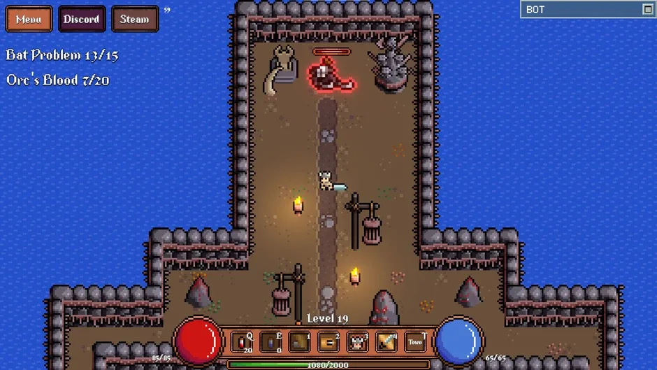 Кадър от Game About Botting in an MMORPG